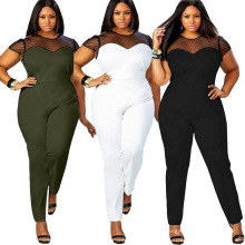 Größenbereich L XL 2XL 3XL 4XL Mode Frauen Frauen Plus Größe Kleid plus Größe Kleider Maxi Overall